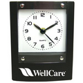 Square Desktop Alarm Clock-BLACK